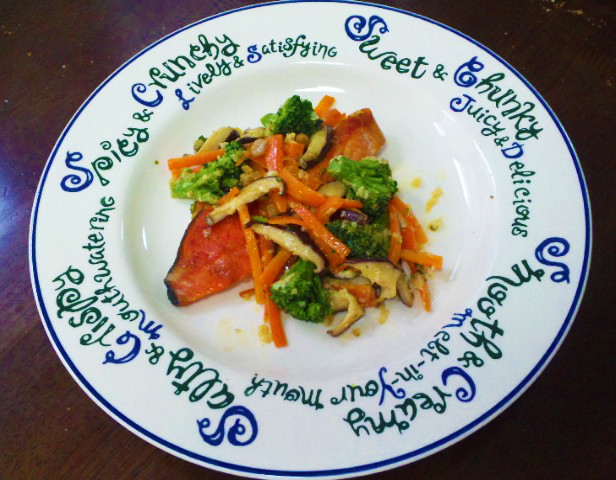 家Cafe 冷凍鮭の野菜タルタルの画像
