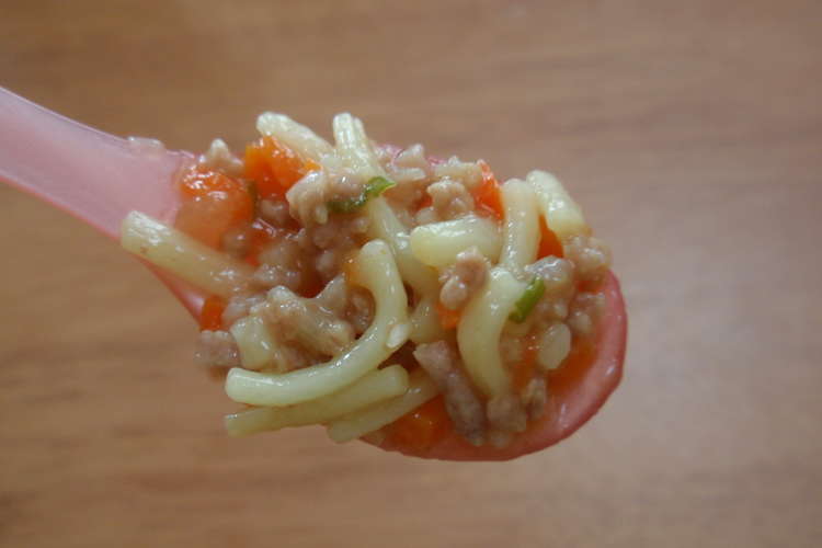 離乳食後期 豚挽肉のあんかけ焼きそば レシピ 作り方 By シュフパティシエ クックパッド 簡単おいしいみんなのレシピが360万品