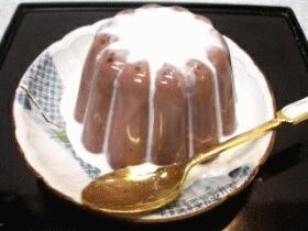 和菓子デザート☆ココアゼリー