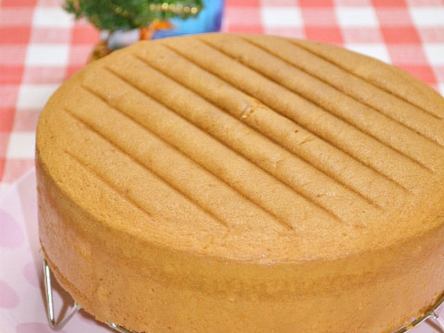 クリスマスケーキにふわふわスポンジケーキ レシピ 作り方 By Mi0921 クックパッド