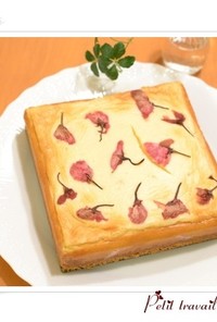 桜咲く*チーズケーキ