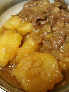 こく旨っ♪牛すじ&じゃがの煮込み*圧力鍋