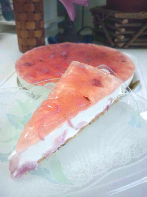 【春】桜のレアチーズケーキの画像