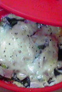 小松菜のチーズマヨココット風