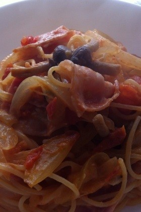 10分で簡単トマトパスタ