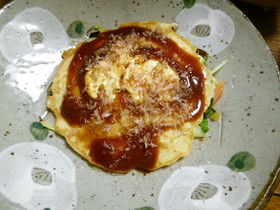米粉の簡単お好み焼き ♪♪