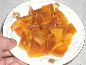 レンジ料理☆柿ジャムの作り方