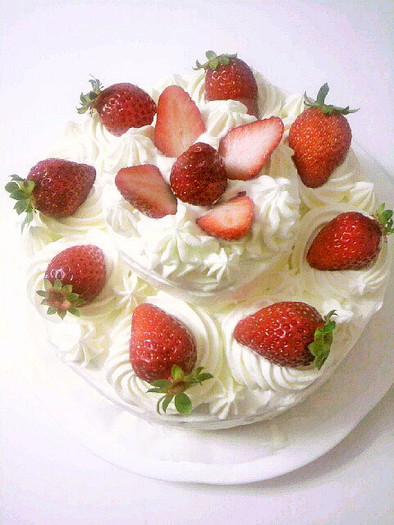 ♡ 苺のショートケーキ♡ （凸のみ）の写真