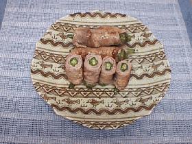 オクラの豚肉巻き