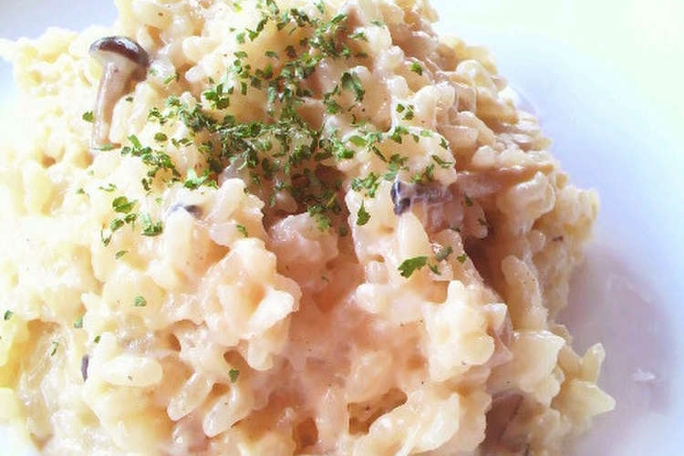 牛乳でつくる本格クリームリゾット レシピ 作り方 By ふうり クックパッド 簡単おいしいみんなのレシピが352万品