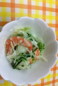 水菜のマリネ風サラダ