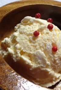 ほんのり塩味☆塩麹アイスクリーム