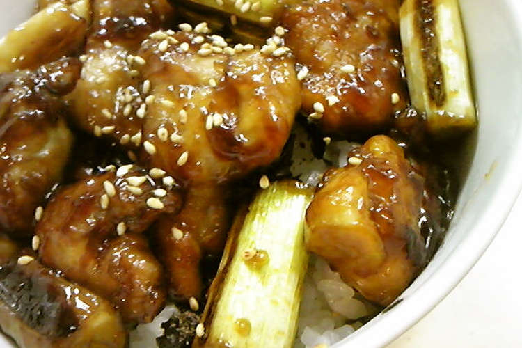 鳥 の 照り 焼き 丼