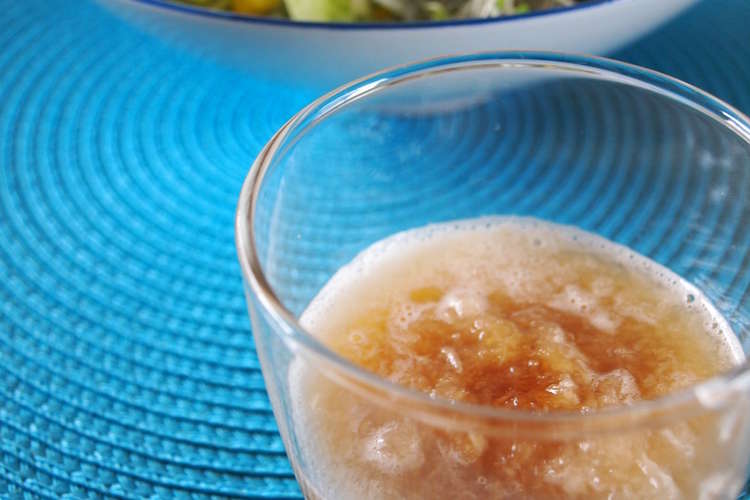 胃もたれ解消 塩麹おろしドレッシング レシピ 作り方 By オリエンタルママ クックパッド 簡単おいしいみんなのレシピが355万品