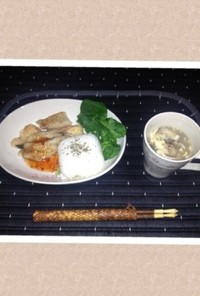 鱈のタイ風ムニエル韓国スープ