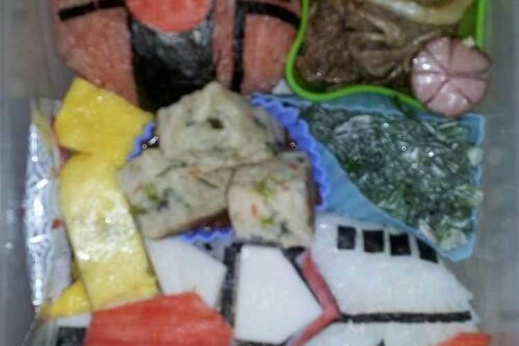 ガンダム弁当 キャラ弁 レシピ 作り方 By ﾀｨﾌｩママ クックパッド