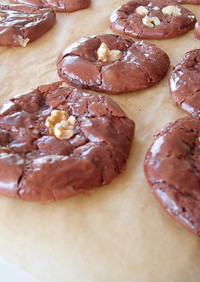フラワーレスのチョコレートクッキー