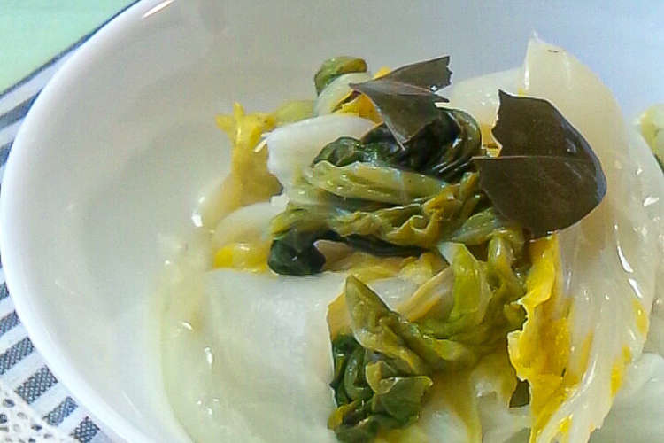 簡単一品 白菜のシンプルローリエ煮 レシピ 作り方 By Mi Rin クックパッド 簡単おいしいみんなのレシピが358万品