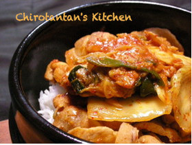 簡単ヘルシー&旨い!!豚キムチ丼☆