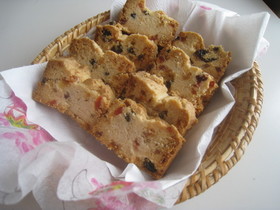 メープルシロップとフルーツのクッキー♪