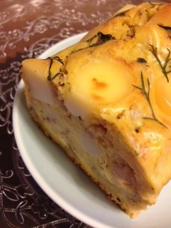 ツナポテトの簡単ケークサレ