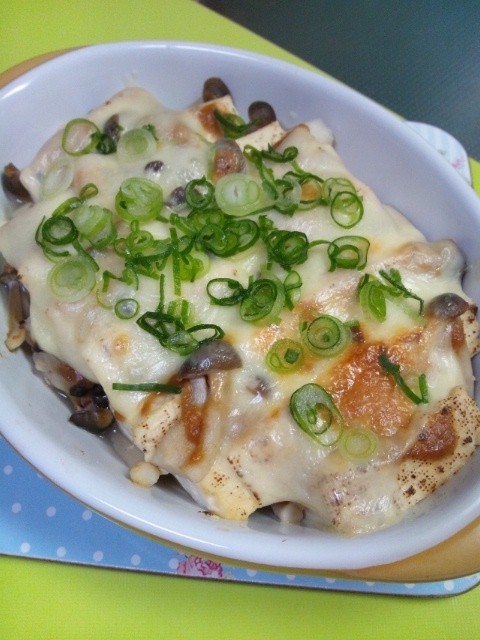 トースターで＊豆腐とチーズの簡単グラタンの画像