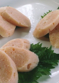 手作り魚肉ソーセージ☆めんたいチーズ味
