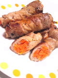 彩り☆人参の肉巻き