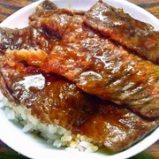 本格的!東京チカラめし風の焼き牛丼の写真
