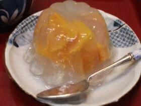 和菓子デザート☆柿ゼリー
