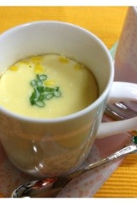 フライパンで簡単‼コーンスープの茶碗蒸し