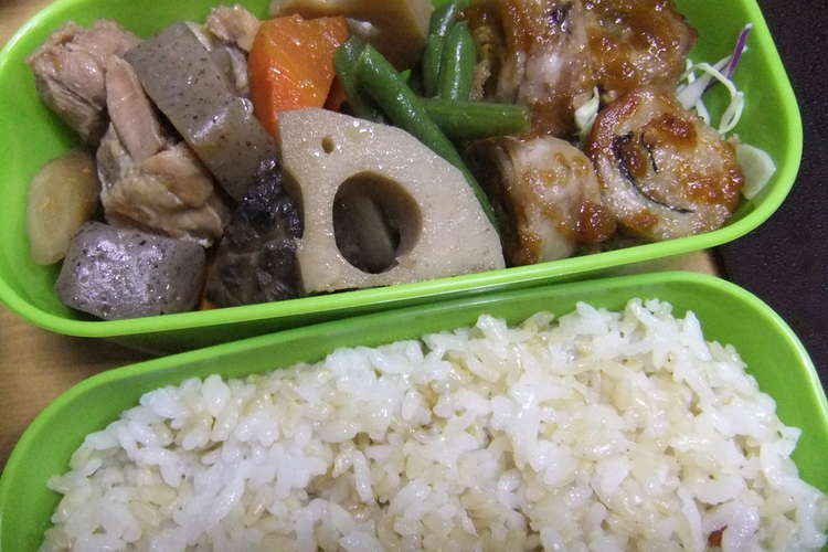 玄米ご飯でお弁当 レシピ 作り方 By リアスねこ クックパッド 簡単おいしいみんなのレシピが355万品