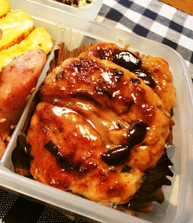 *お弁当に*鶏のつくねバーグ*