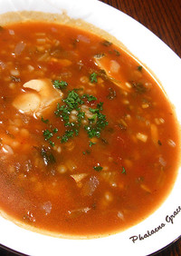 アラブの魚のスープ　ショルバ♪