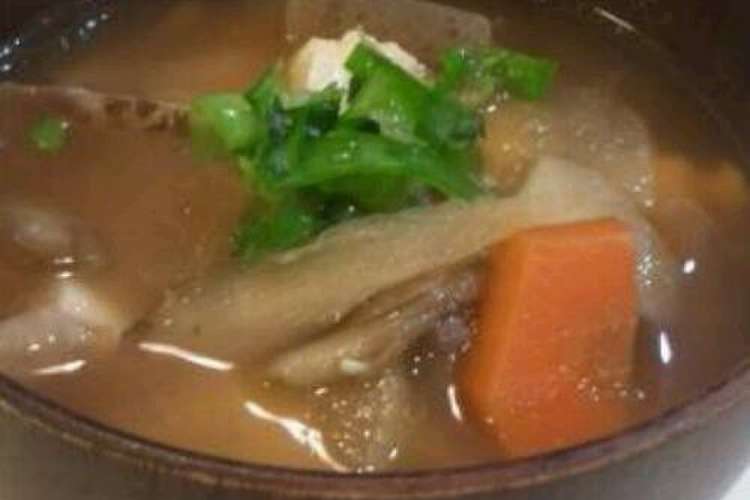 ほんのり甘い けんちん汁 レシピ 作り方 By アヤクマ クックパッド 簡単おいしいみんなのレシピが352万品