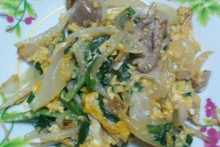 塩麹豚でニラ玉炒め レシピ 作り方 By ぽんぽこらんらん クックパッド 簡単おいしいみんなのレシピが354万品