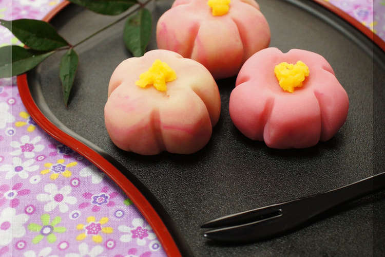 レンジで簡単 和菓子 ねりきり レシピ 作り方 By Alice クックパッド