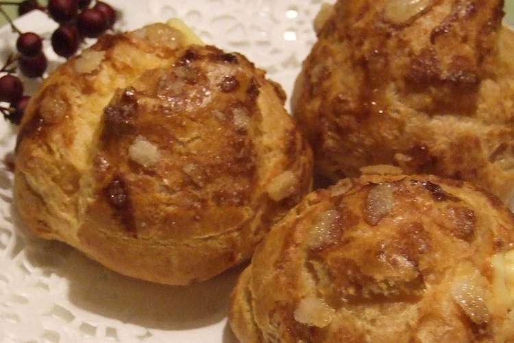 カリカリシュガーのシュークリーム レシピ 作り方 By Notti クックパッド