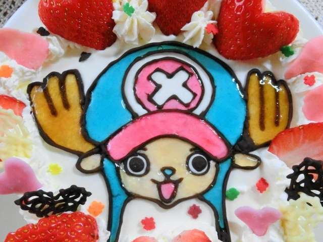 キャラケーキワンピースチョッパー By メルちゃんlove クックパッド