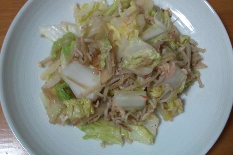 白菜のアミの塩辛炒め レシピ 作り方 By まゆこ８ クックパッド 簡単おいしいみんなのレシピが361万品