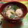 豆腐入りふわふわ鳥だんごの中華風スープ