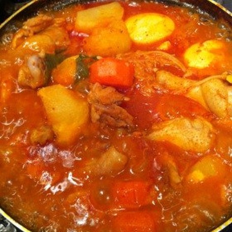 韓国料理 甘辛の鍋！タットリタン