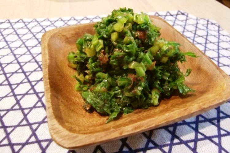 わさび 菜 食べ 方 わさび菜の食べ方 生で食べれるものなの 茎の部分はどうする