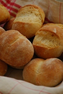 シンプルなパン生地の画像