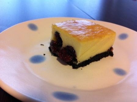 オレオクランベリーチーズケーキの画像