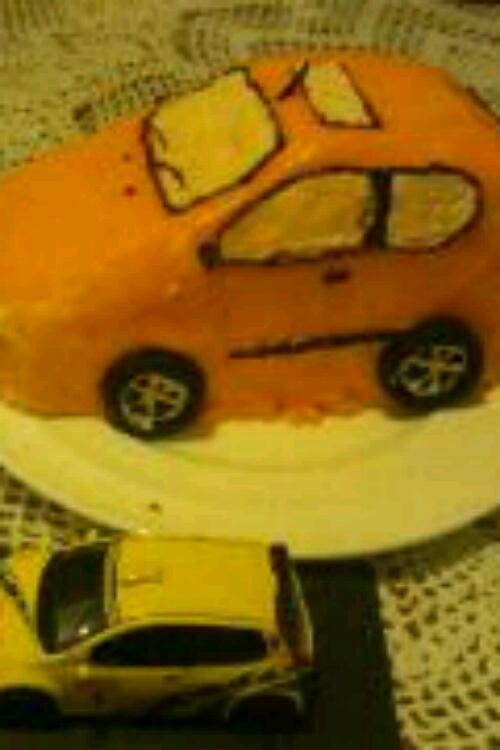 車ケーキの画像
