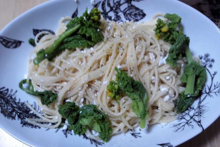 菜の花とカッテージチーズの醤油味パスタ レシピ 作り方 By あちゃ しの クックパッド 簡単おいしいみんなのレシピが357万品