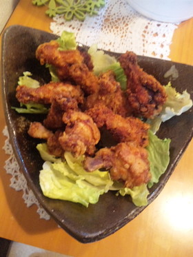 お店の味!カリカリ手羽元からあげ