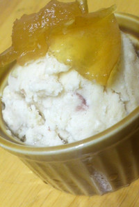 濃厚バター＆林檎のアップルパイ風味アイス