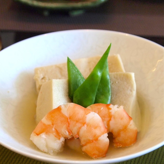 高野豆腐の煮物 海老と春野菜を添えて レシピ 作り方 By きちりーもんじゃ クックパッド 簡単おいしいみんなのレシピが378万品